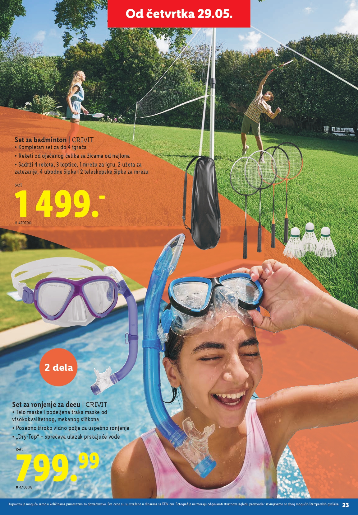 Lidl katalog LETO JE TU 29.5.2025- isteka zaliha