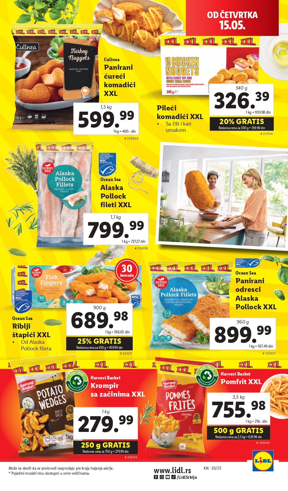 Lidl katalog PREHRANA 15-21.2025.