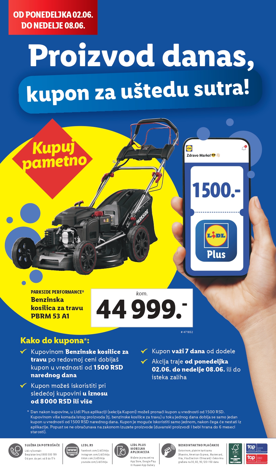 Lidl katalog NEPREHRANA 29.5-4.6.2025.