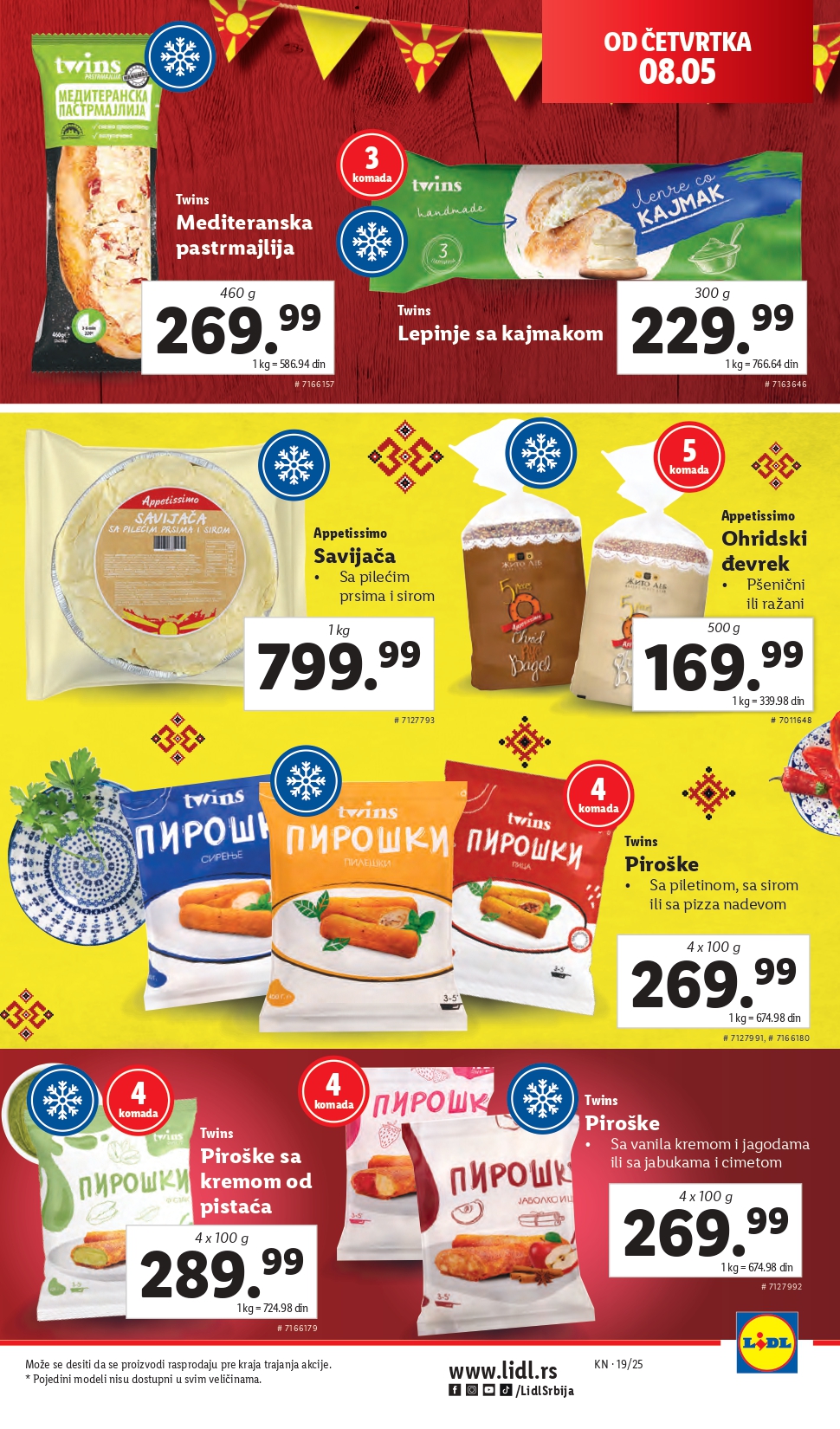 Lidl katalog PREHRANA 8-14.5.2025.