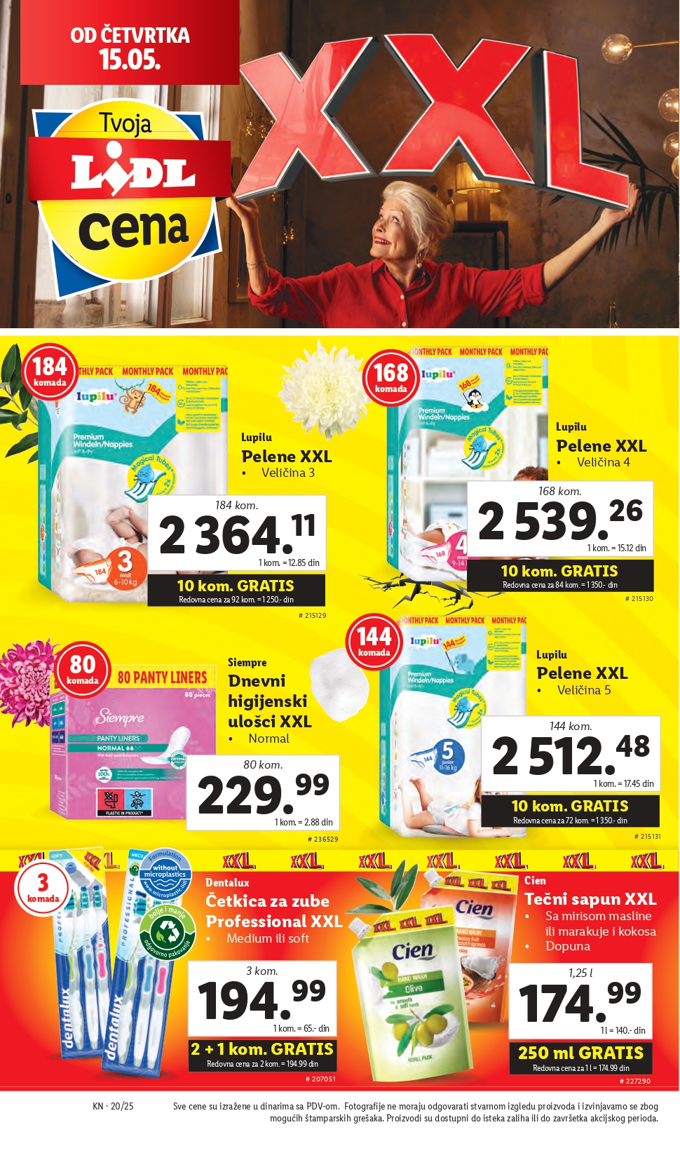 Lidl katalog PREHRANA 15-21.2025.