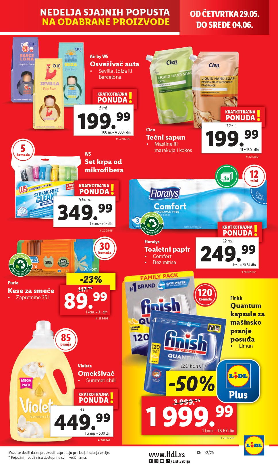 Lidl katalog PREHRANA 29.5-4.6.2025.