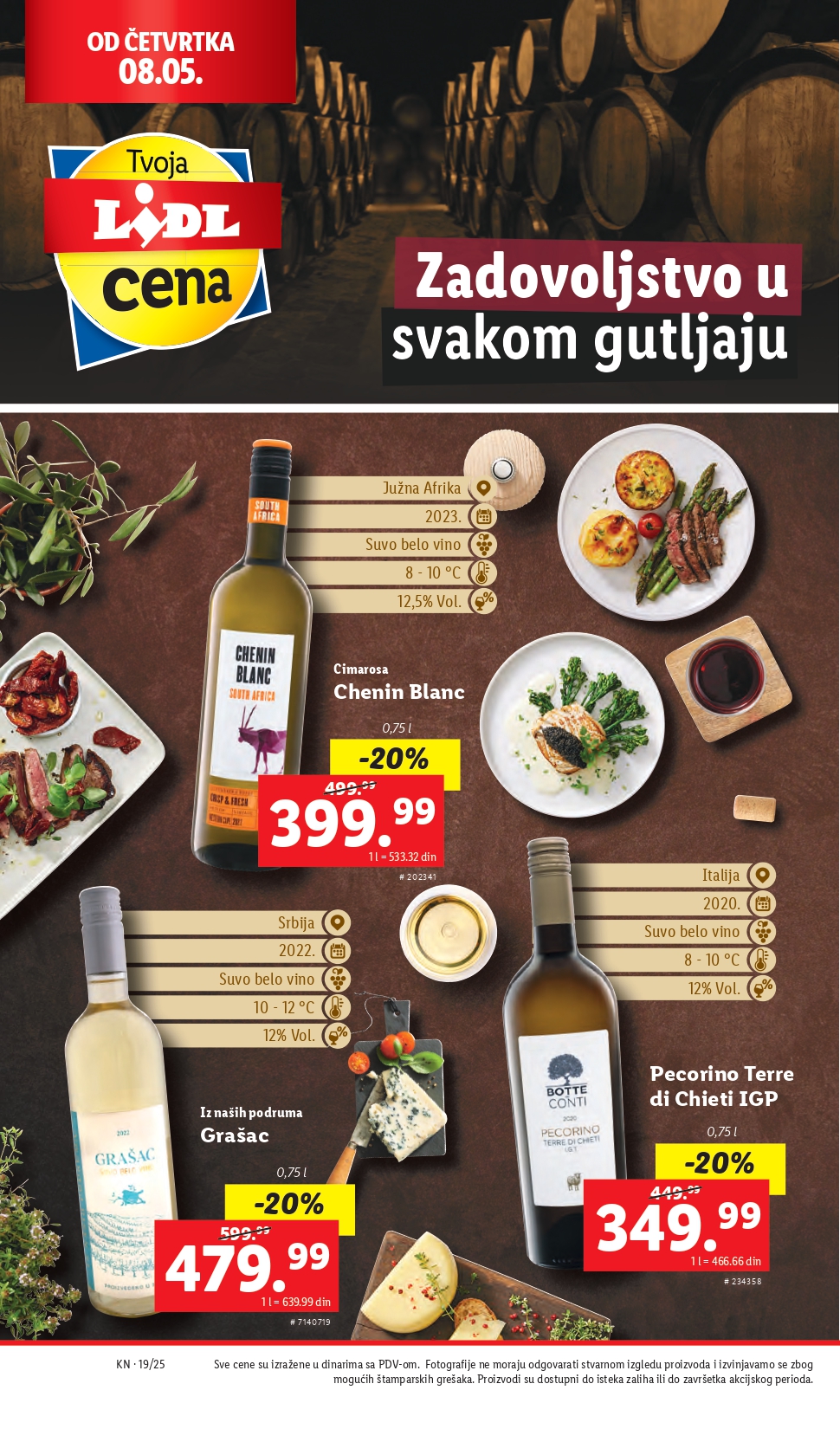 Lidl katalog PREHRANA 8-14.5.2025.