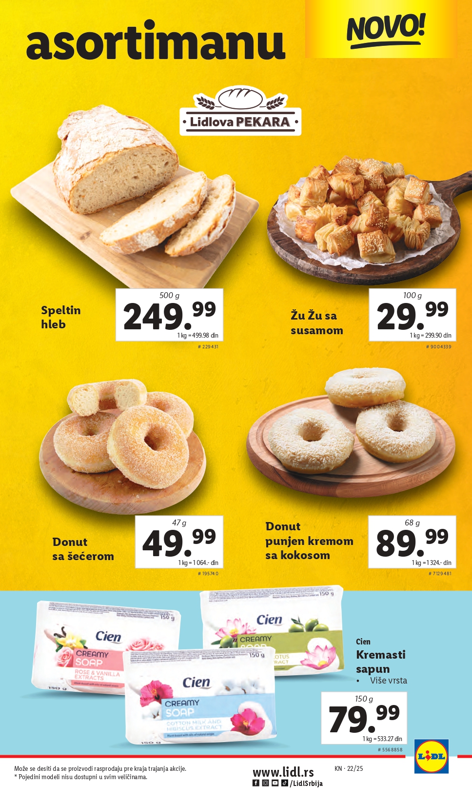 Lidl katalog PREHRANA 29.5-4.6.2025.