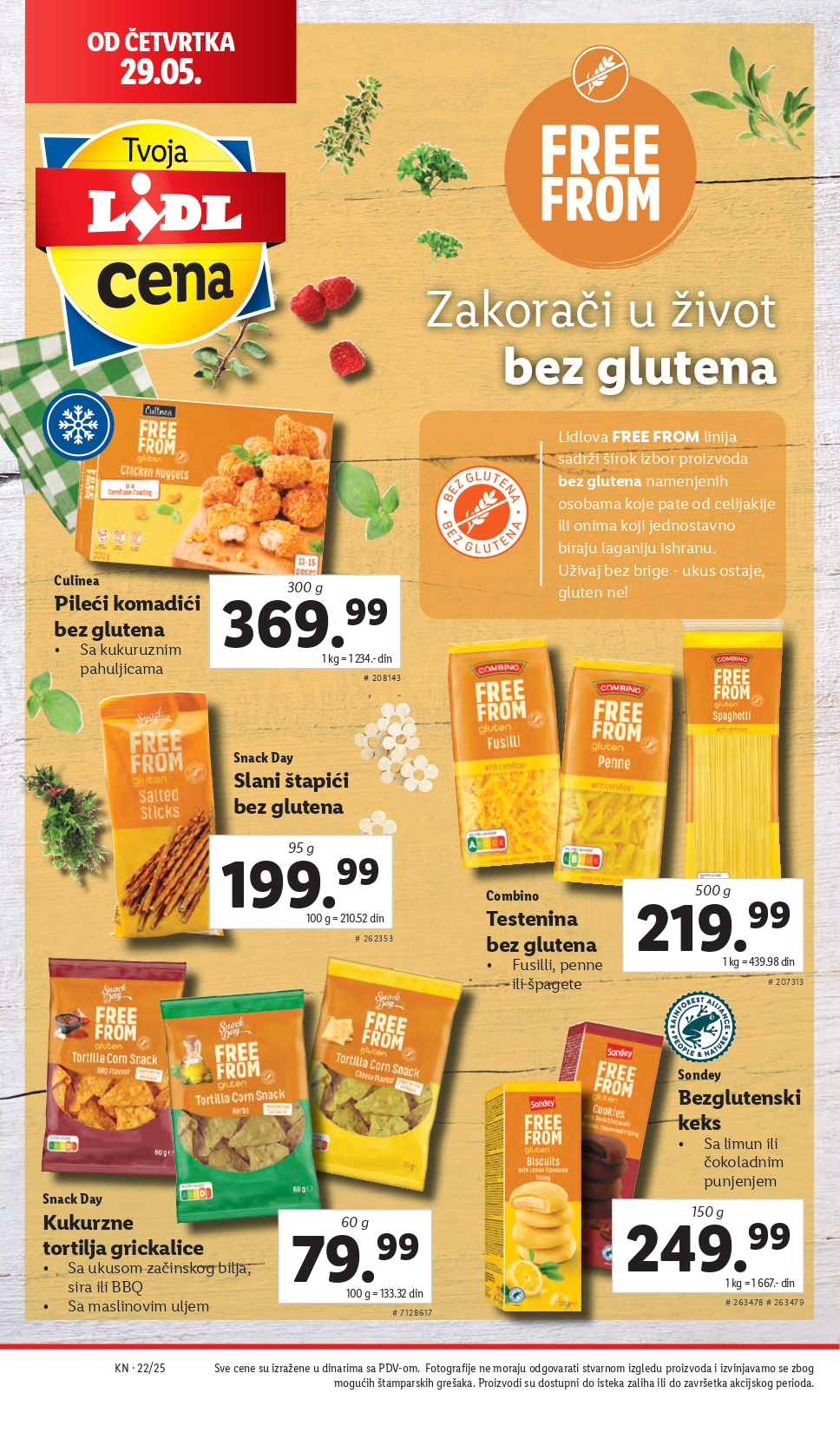 Lidl katalog PREHRANA 29.5-4.6.2025.