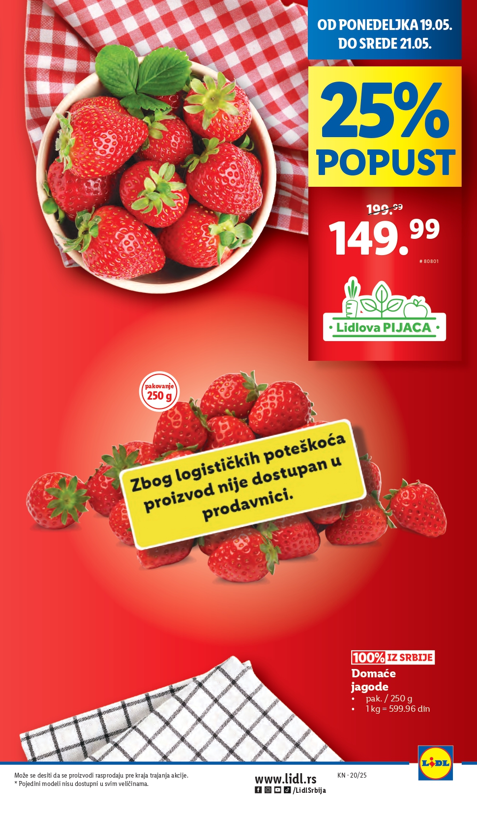 Lidl katalog PREHRANA 15-21.2025.