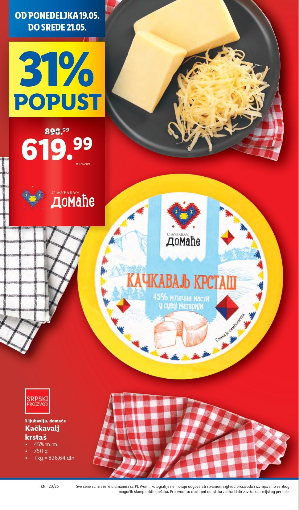 Lidl katalog PREHRANA 15-21.2025.