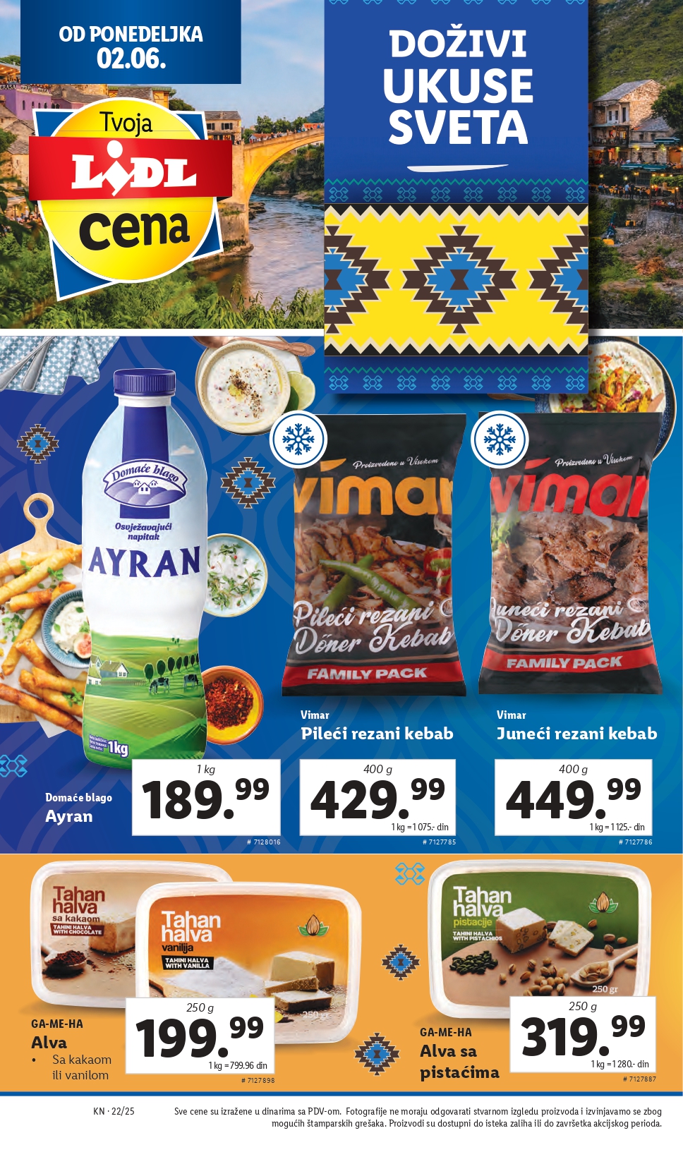 Lidl katalog PREHRANA 29.5-4.6.2025.