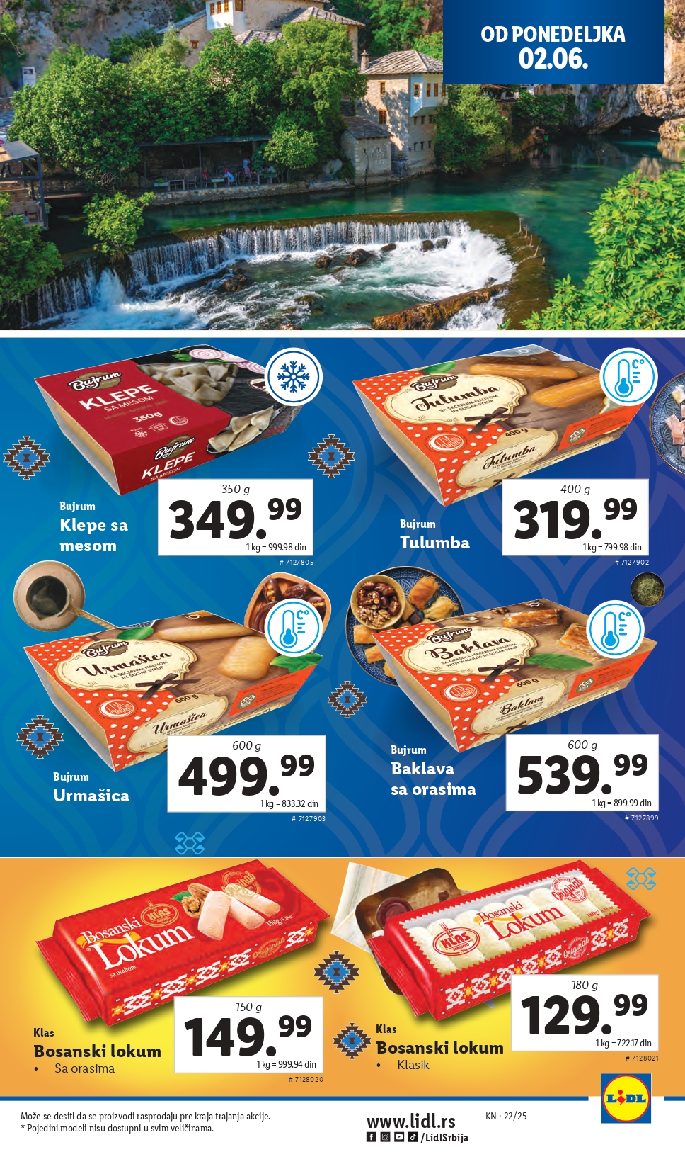 Lidl katalog PREHRANA 29.5-4.6.2025.