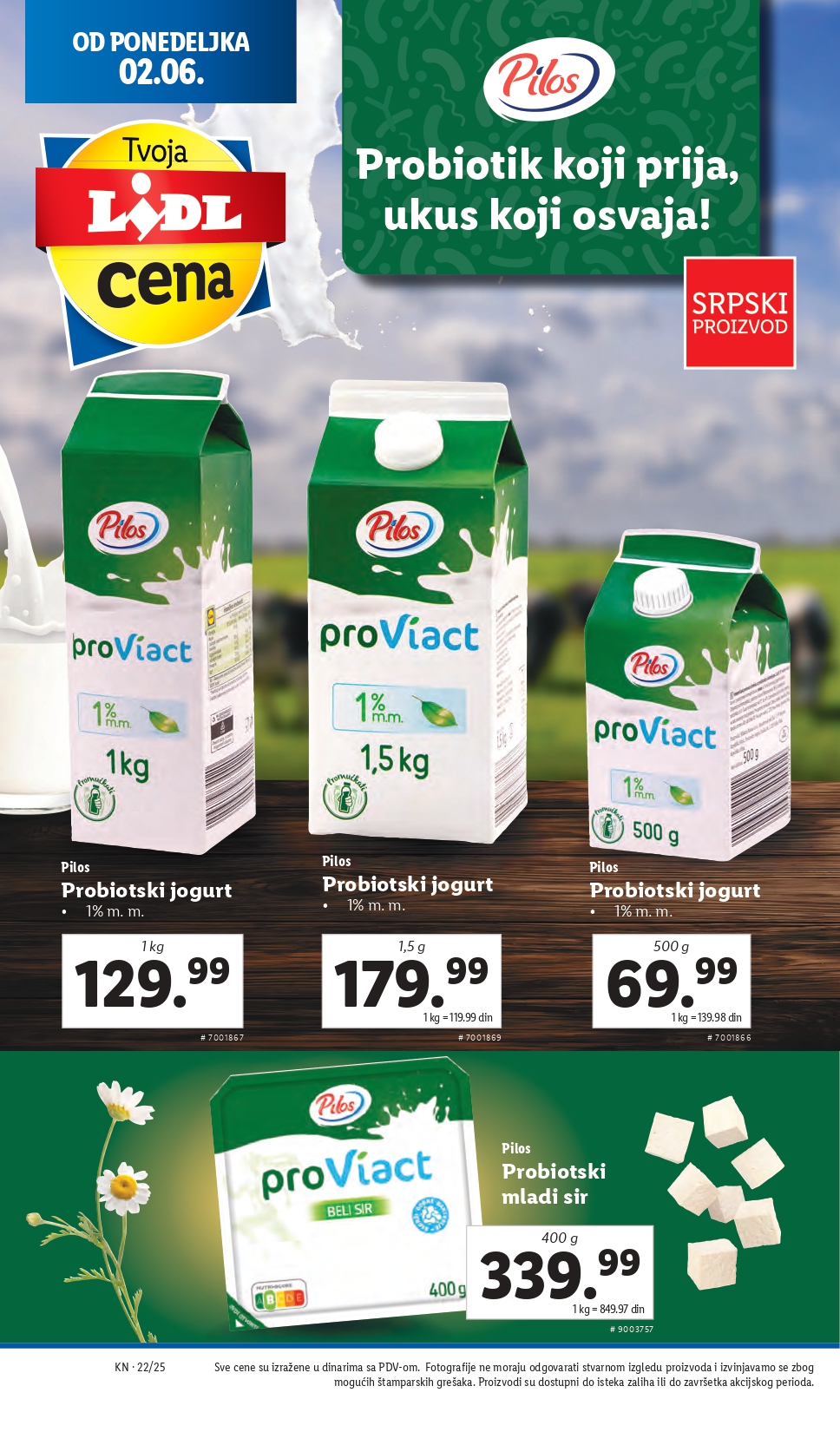 Lidl katalog PREHRANA 29.5-4.6.2025.
