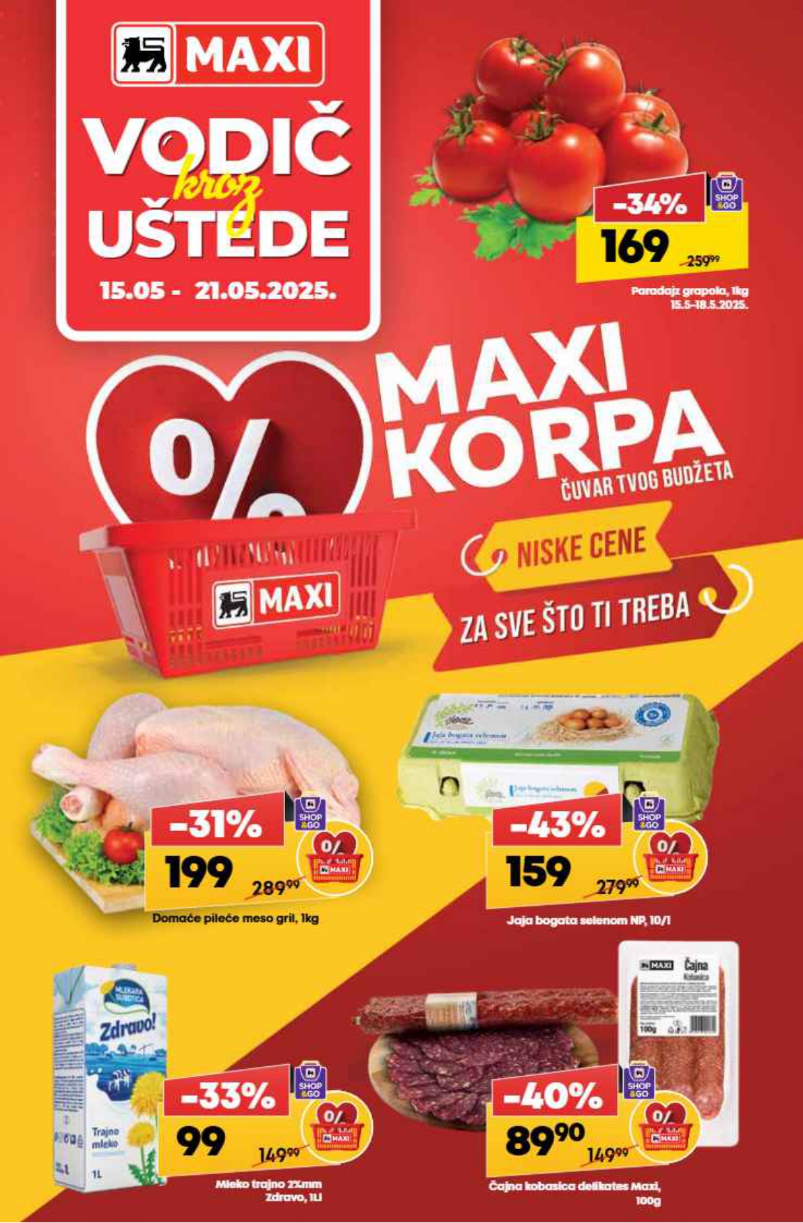 Mega Maxi katalog VODIČ KROZ UŠTEDE 15-21.5.2025.