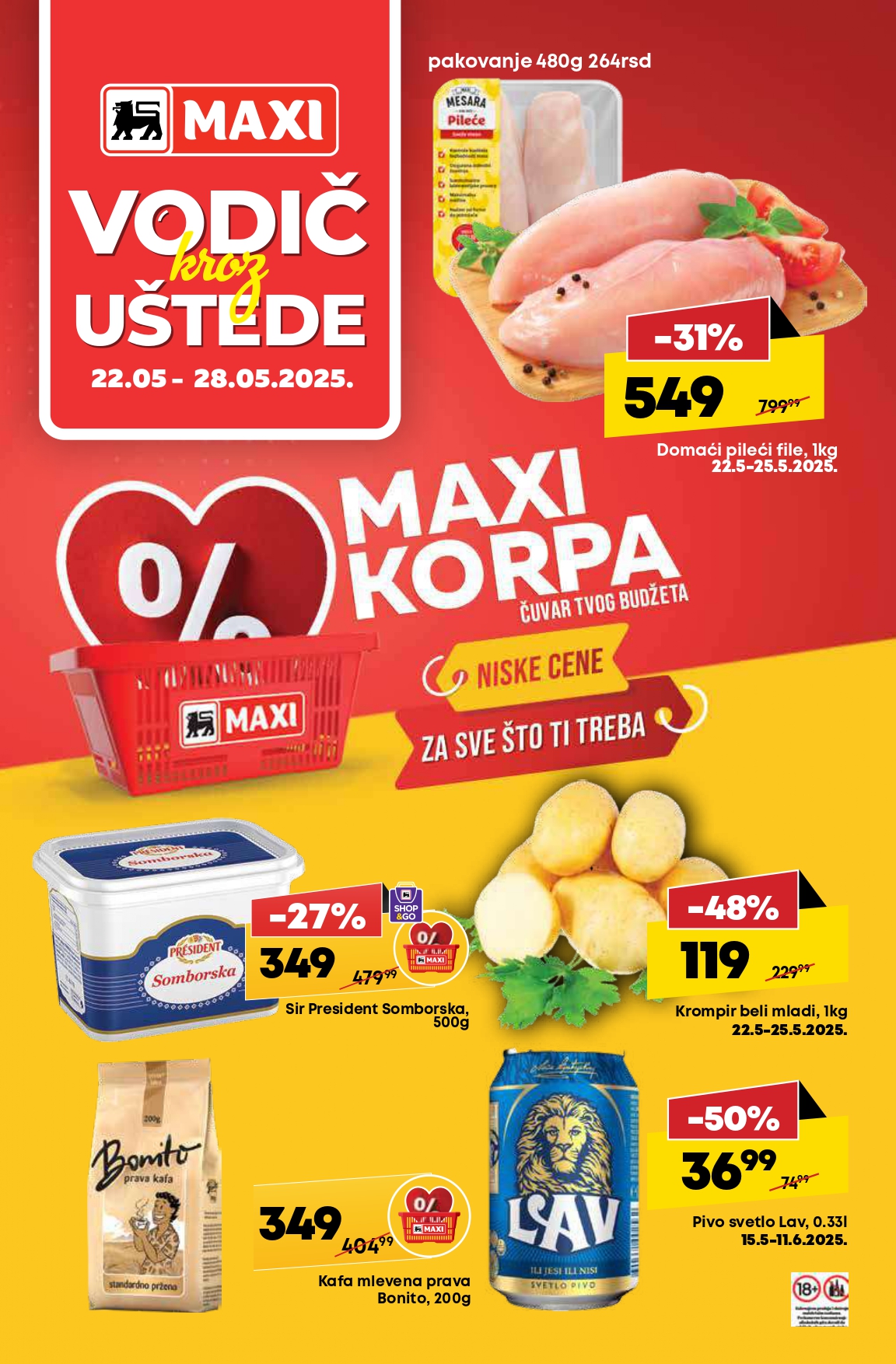 Mega Maxi katalog VODIČ KROZ UŠTEDE 22-28.5.2025.