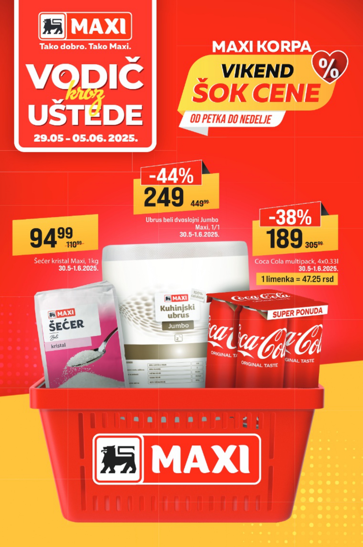 Mega Maxi katalog VODIČ KROZ UŠTEDE 29.5-4.6.2025.