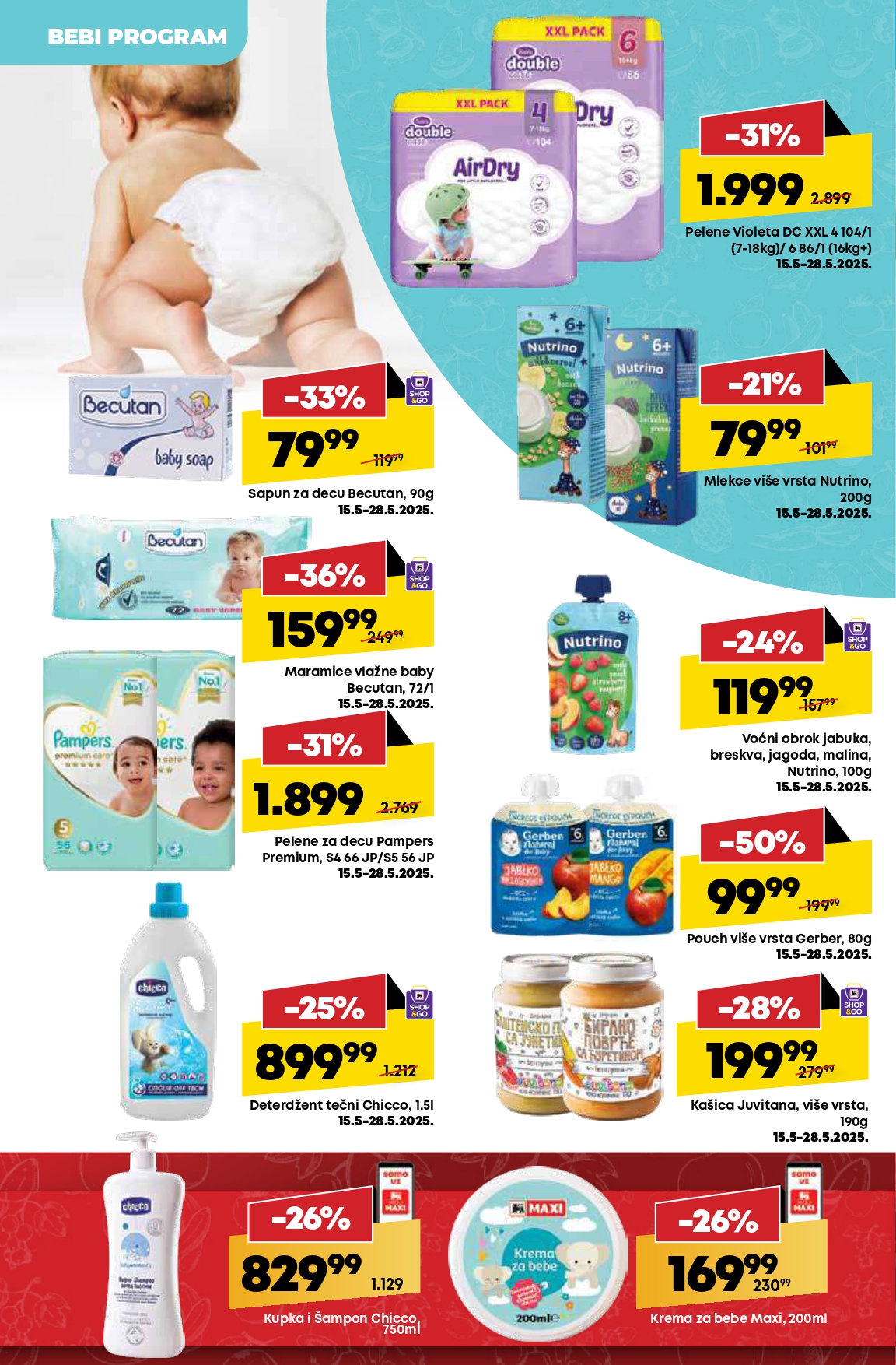 Mega Maxi katalog VODIČ KROZ UŠTEDE 22-28.5.2025.
