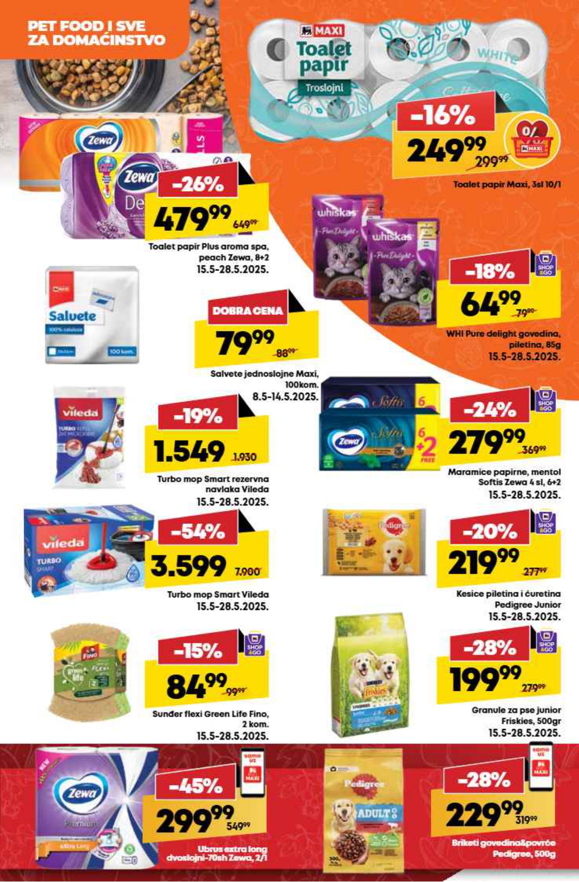 Mega Maxi katalog VODIČ KROZ UŠTEDE 15-21.5.2025.