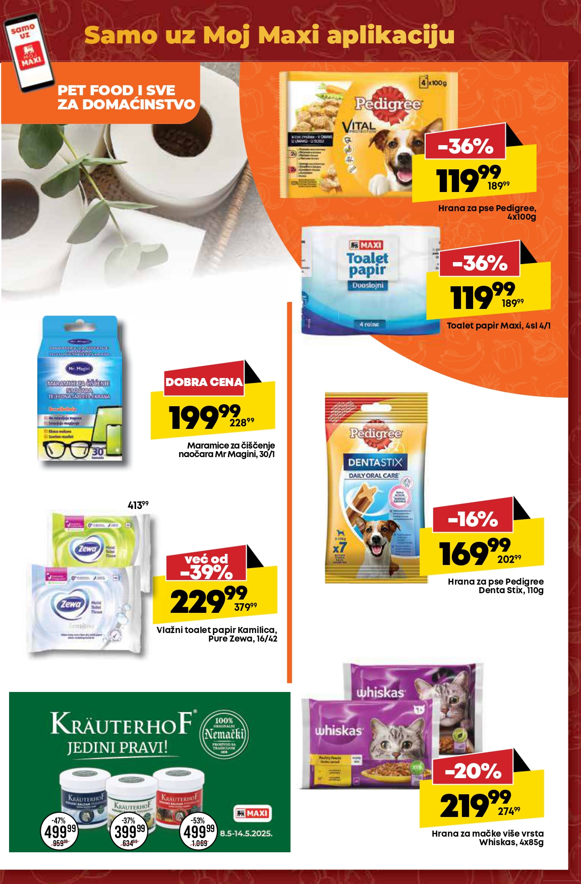 Mega Maxi katalog VODIČ KROZ UŠTEDE 8-14.5.2025.