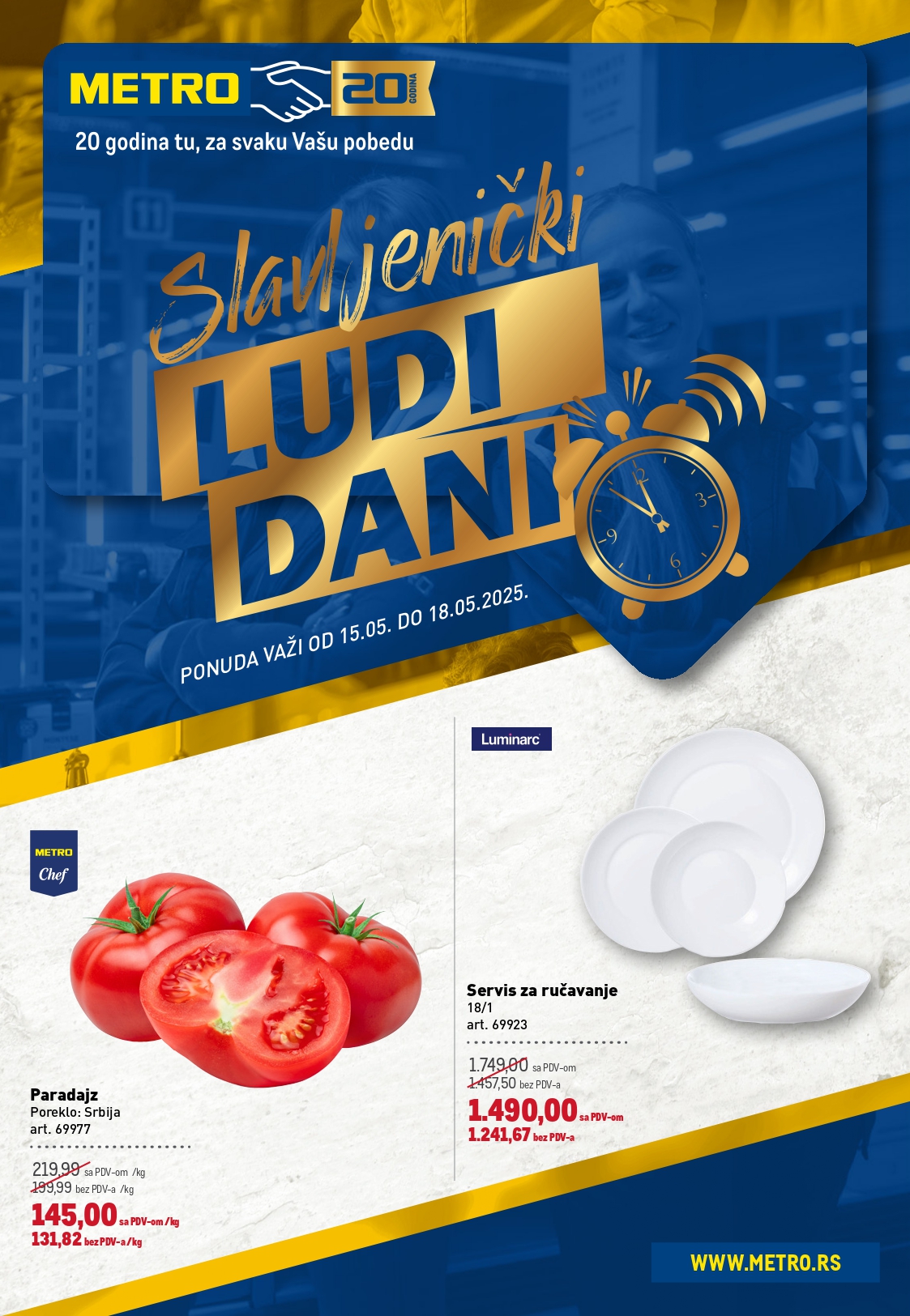 Metro katalog SLAVLJENIČKI DANI 15-18.5.2025.