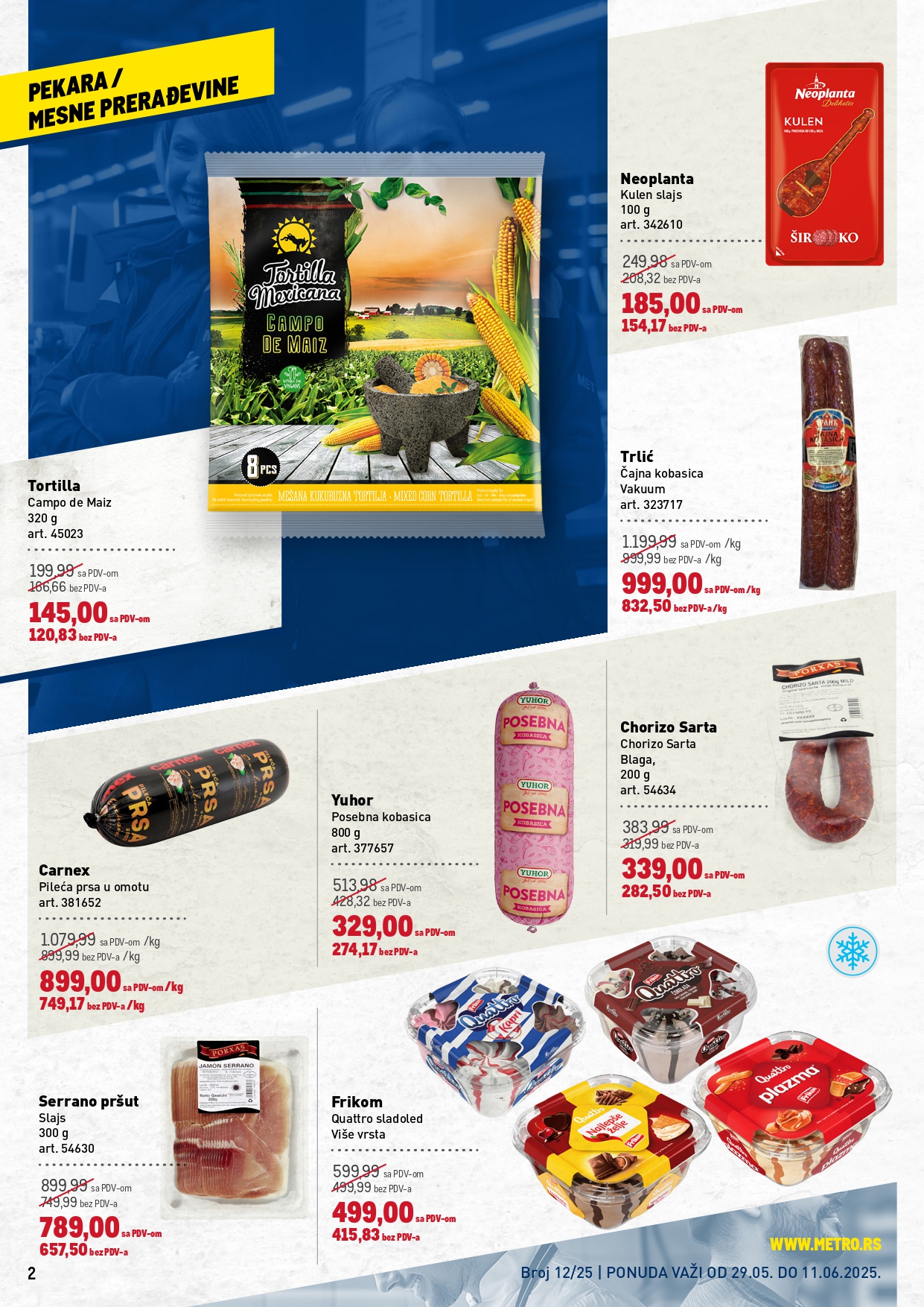 Metro katalog PREHRANA/NEPREHRANA 29.5-11.6.2025.