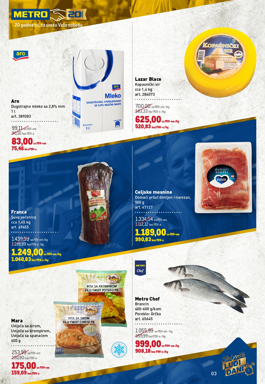 Metro katalog SLAVLJENIČKI DANI 15-18.5.2025.
