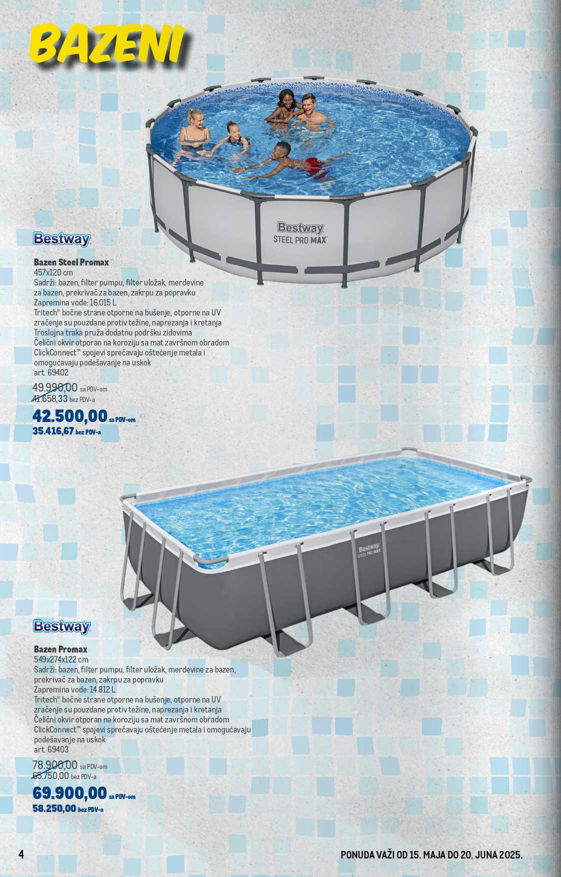 Metro katalog BAZENI 15.5-20.6.2025.