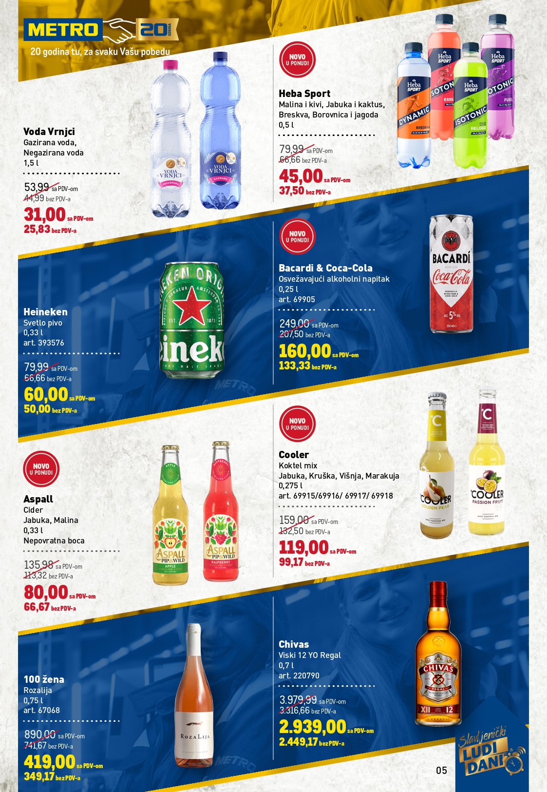 Metro katalog SLAVLJENIČKI DANI 15-18.5.2025.