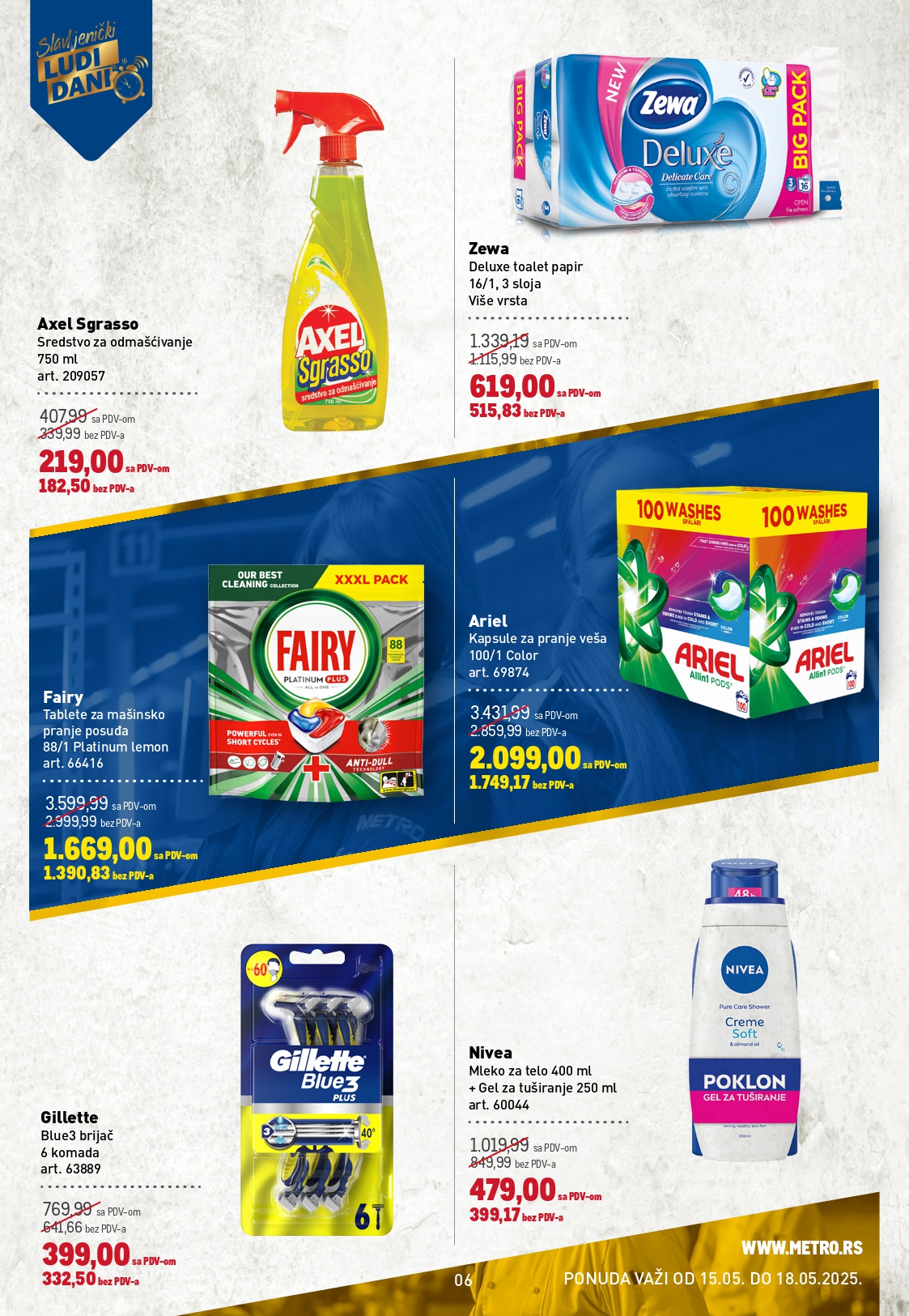 Metro katalog SLAVLJENIČKI DANI 15-18.5.2025.