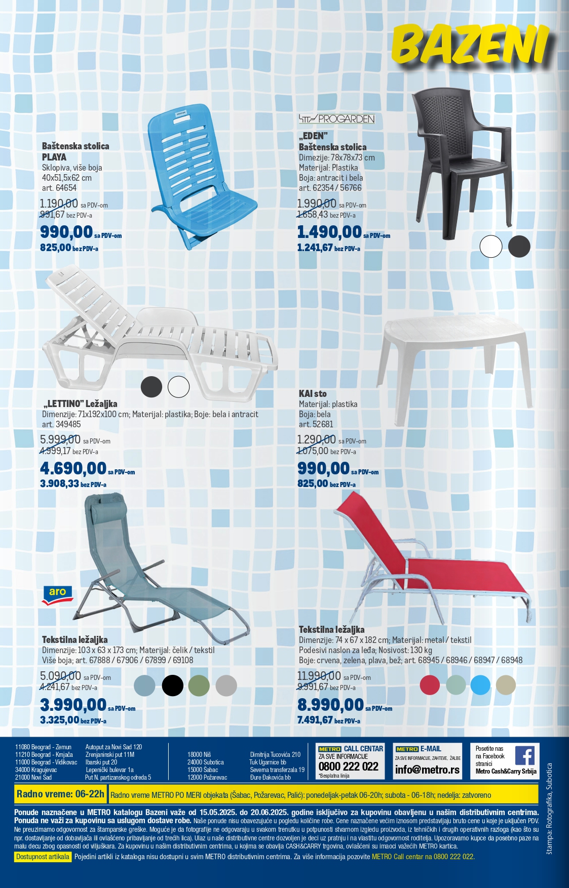 Metro katalog BAZENI 15.5-20.6.2025.