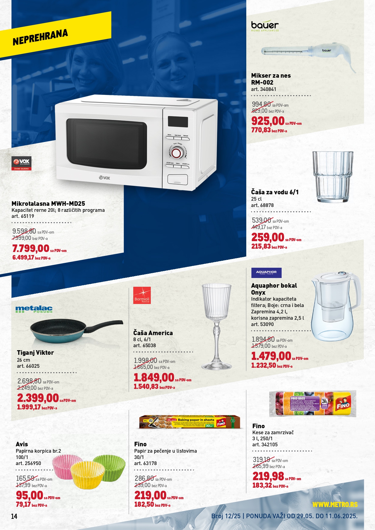 Metro katalog PREHRANA/NEPREHRANA 29.5-11.6.2025.