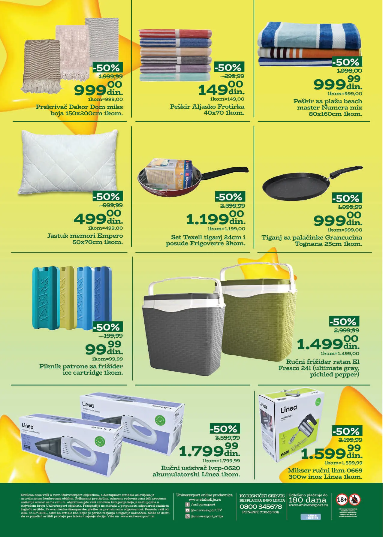 Univerexport katalog CENE PADALICE 23.6-6.7.2025.