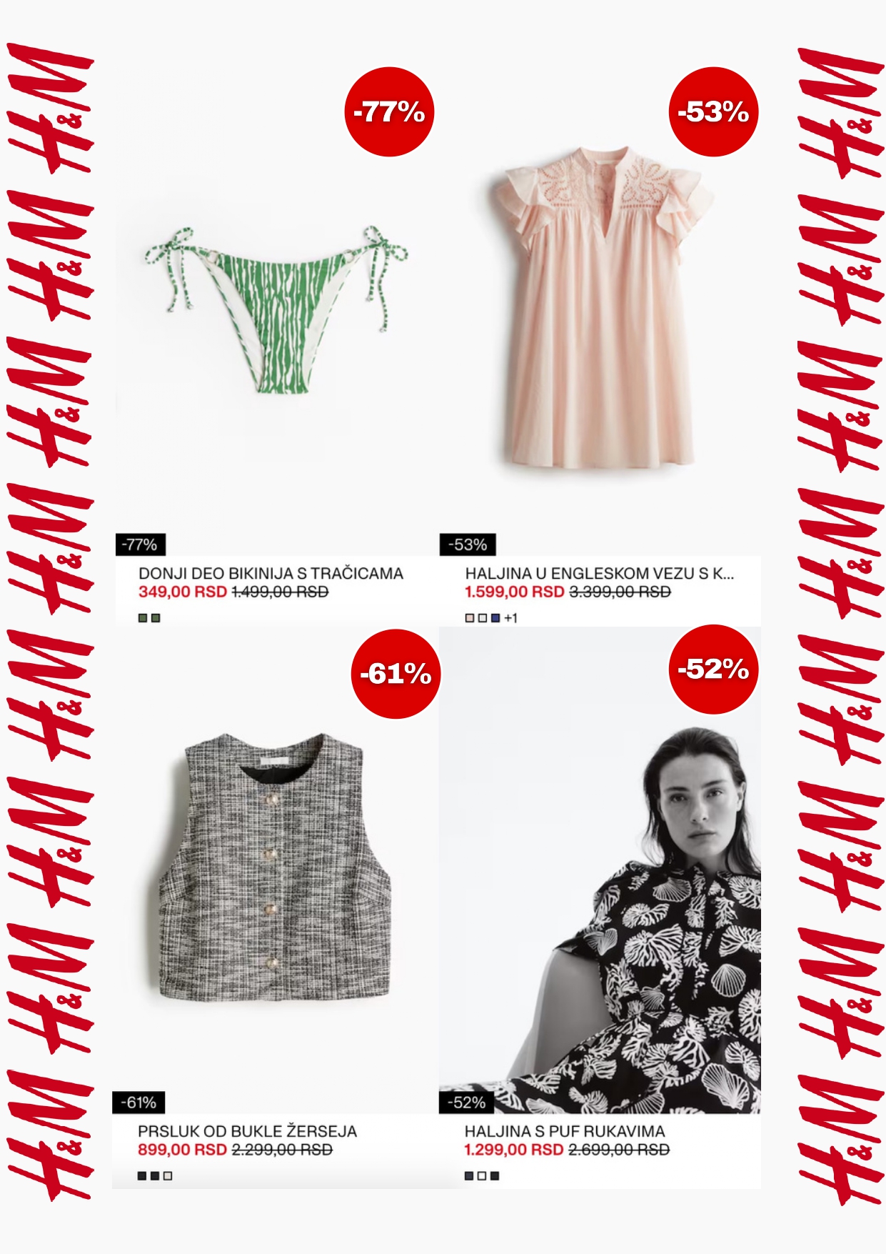 H&M LETNJE SNIŽENJE – jun 2025.