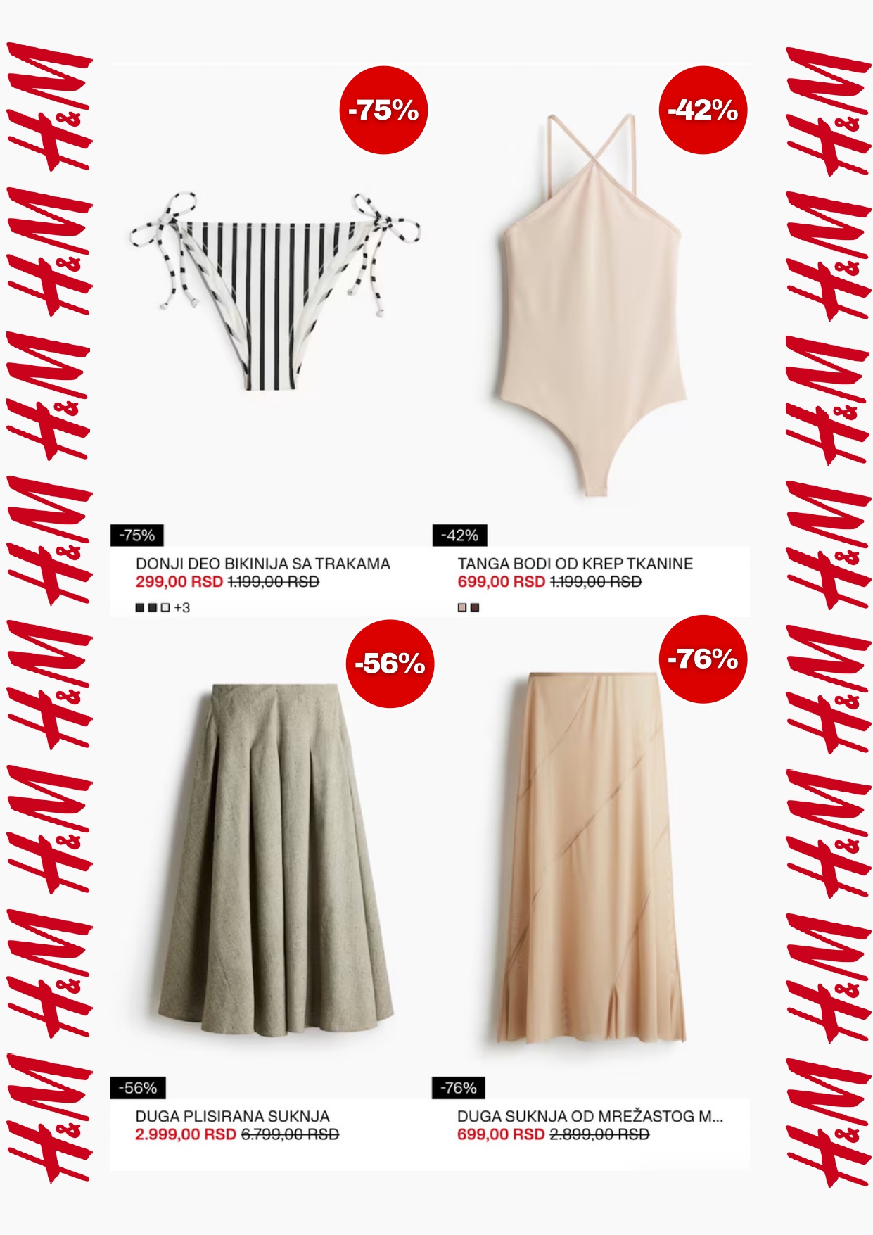 H&M LETNJE SNIŽENJE – jun 2025.