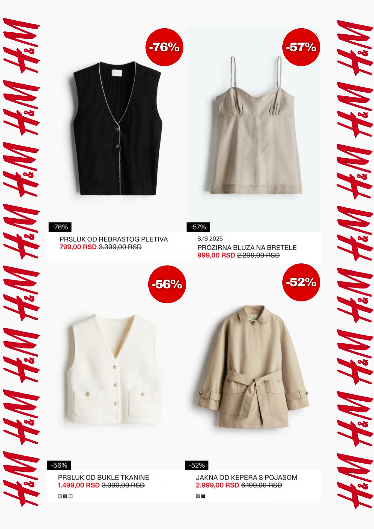 H&M LETNJE SNIŽENJE – jun 2025.
