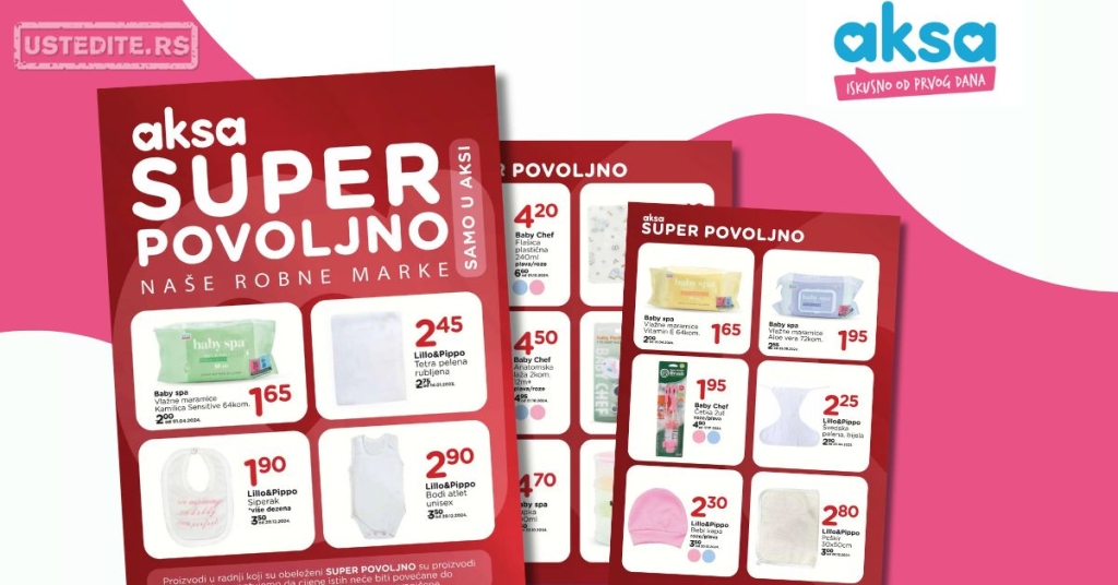 Aksa katalog SUPER POVOLJNO – sniženje do 7.9.2025.