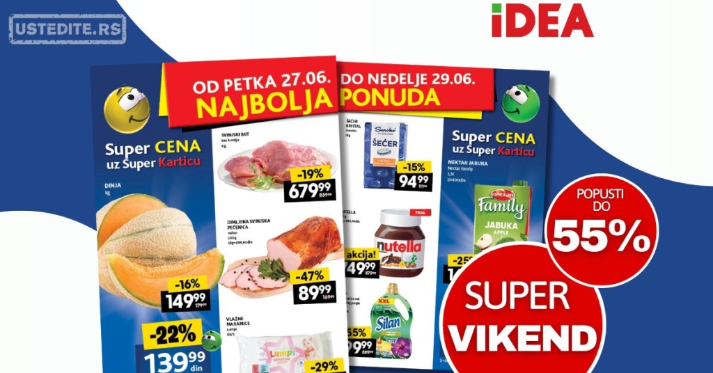 Idea VIKEND AKCIJA 27-29.6.2025.