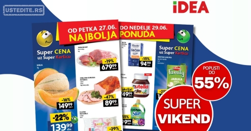 Idea VIKEND AKCIJA 27-29.6.2025.