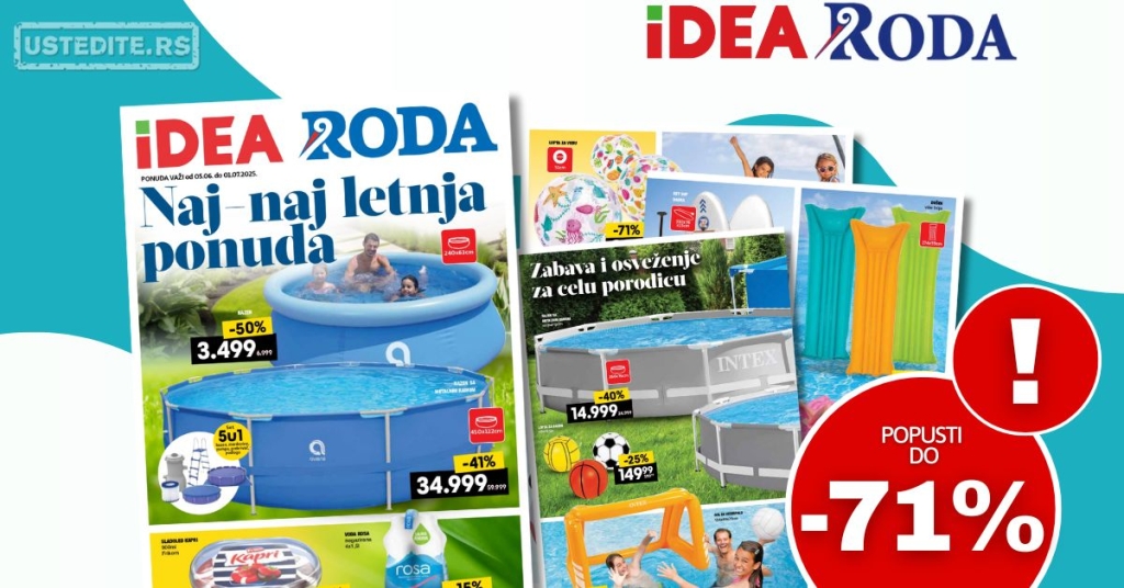 Roda & Idea katalog LETO 5.6-1.7.2025.