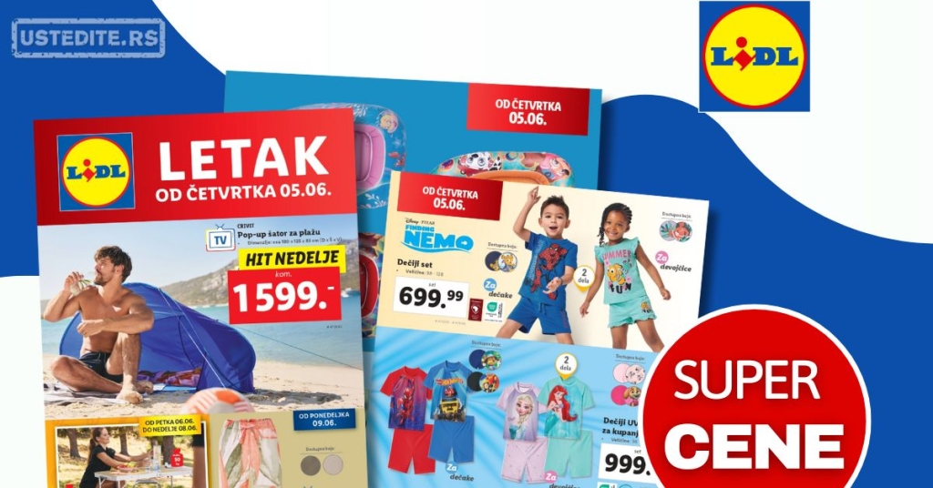 Lidl katalog NEPREHRANA 5-11.6.2025.