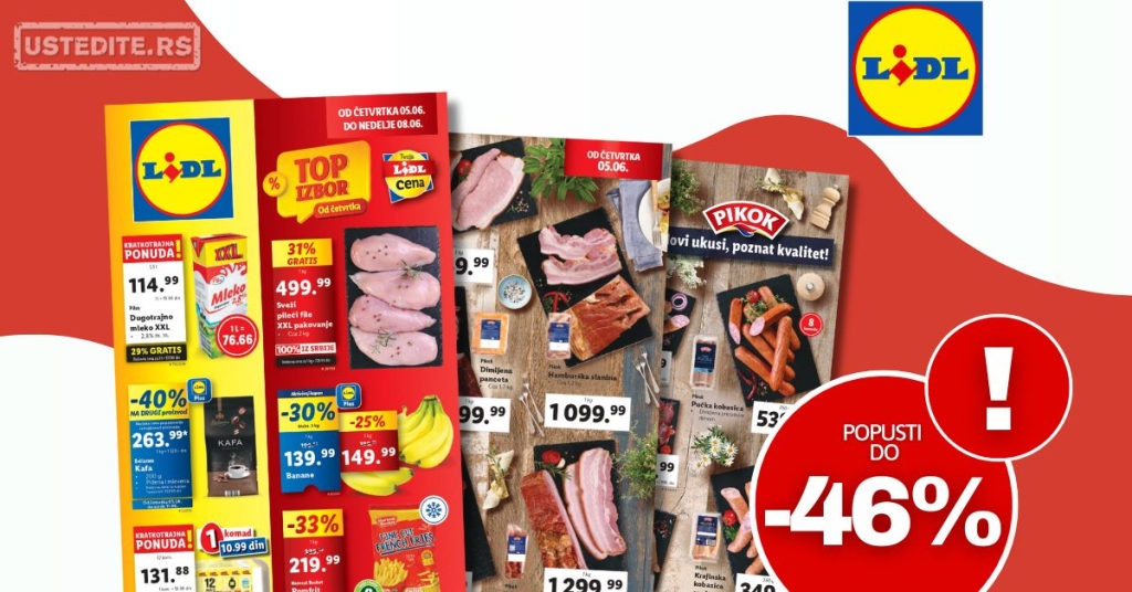 Lidl katalog PREHRANA 5-11.6.2025.