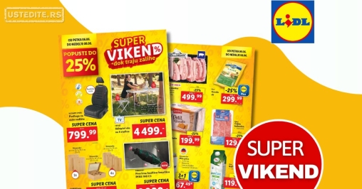 Lidl VIKEND AKCIJA 6-8.6.2025.