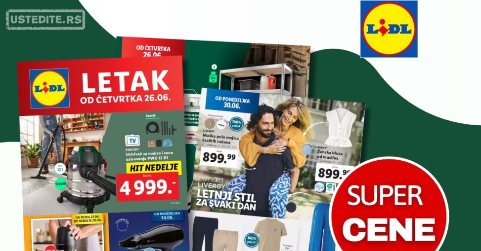 Lidl katalog NEPREHRANA 26.6-2.7.2025.