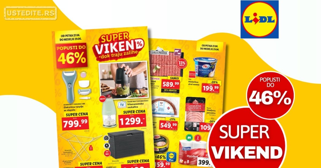 Lidl VIKEND AKCIJA 27-29.6.2025.