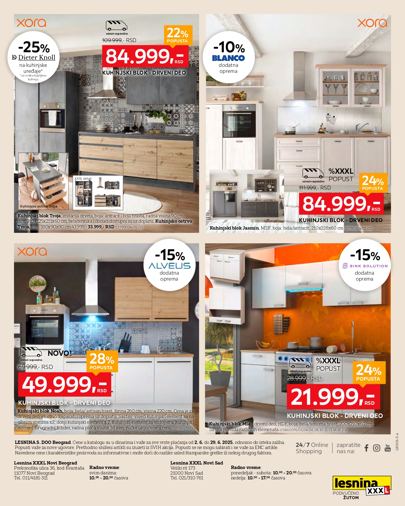 Lesnina XXXL katalog SPECIJAL KUHINJA 2-29.6.2025.