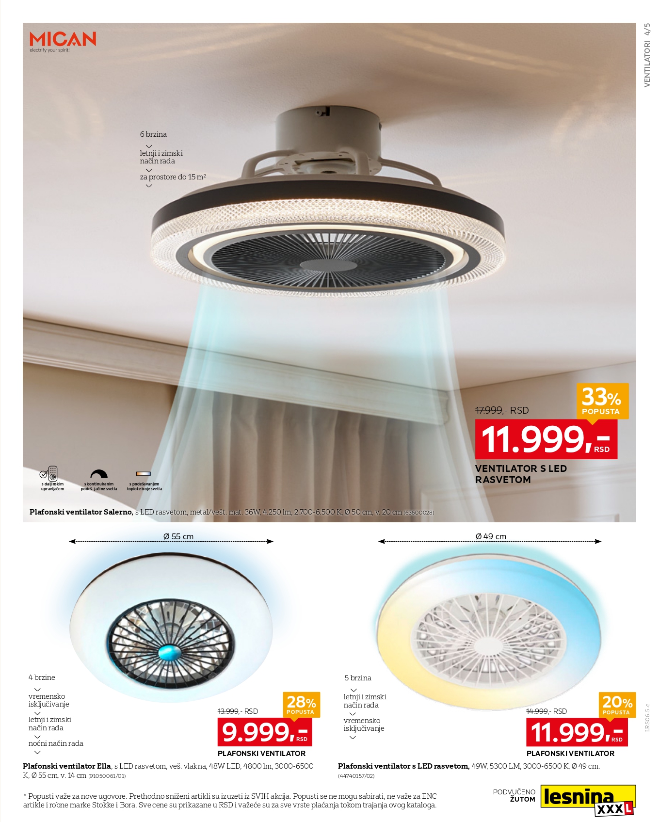 Lesnina XXXL katalog SPECIJAL VENTILATORA 6.6-4.7.2025.