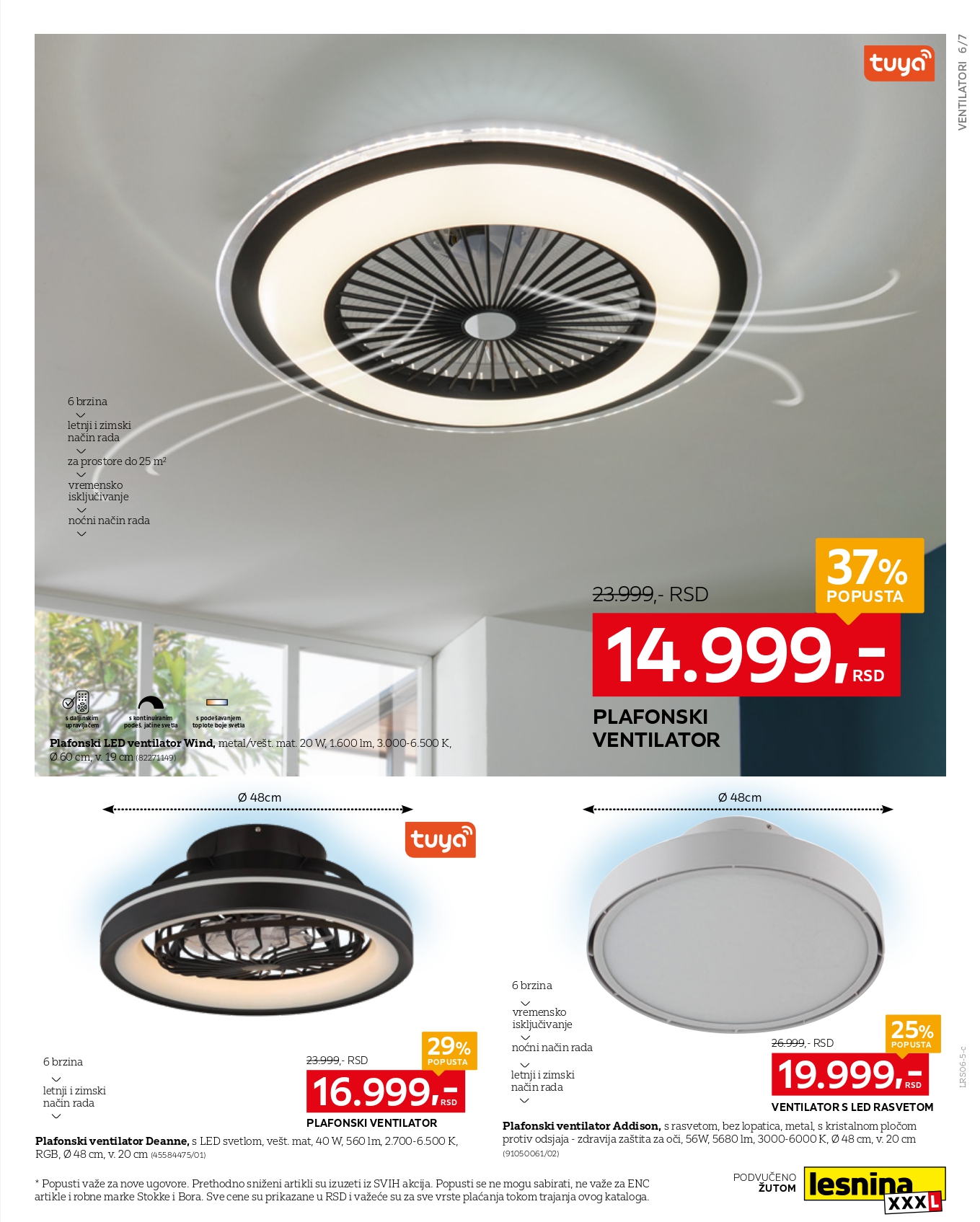 Lesnina XXXL katalog SPECIJAL VENTILATORA 6.6-4.7.2025.