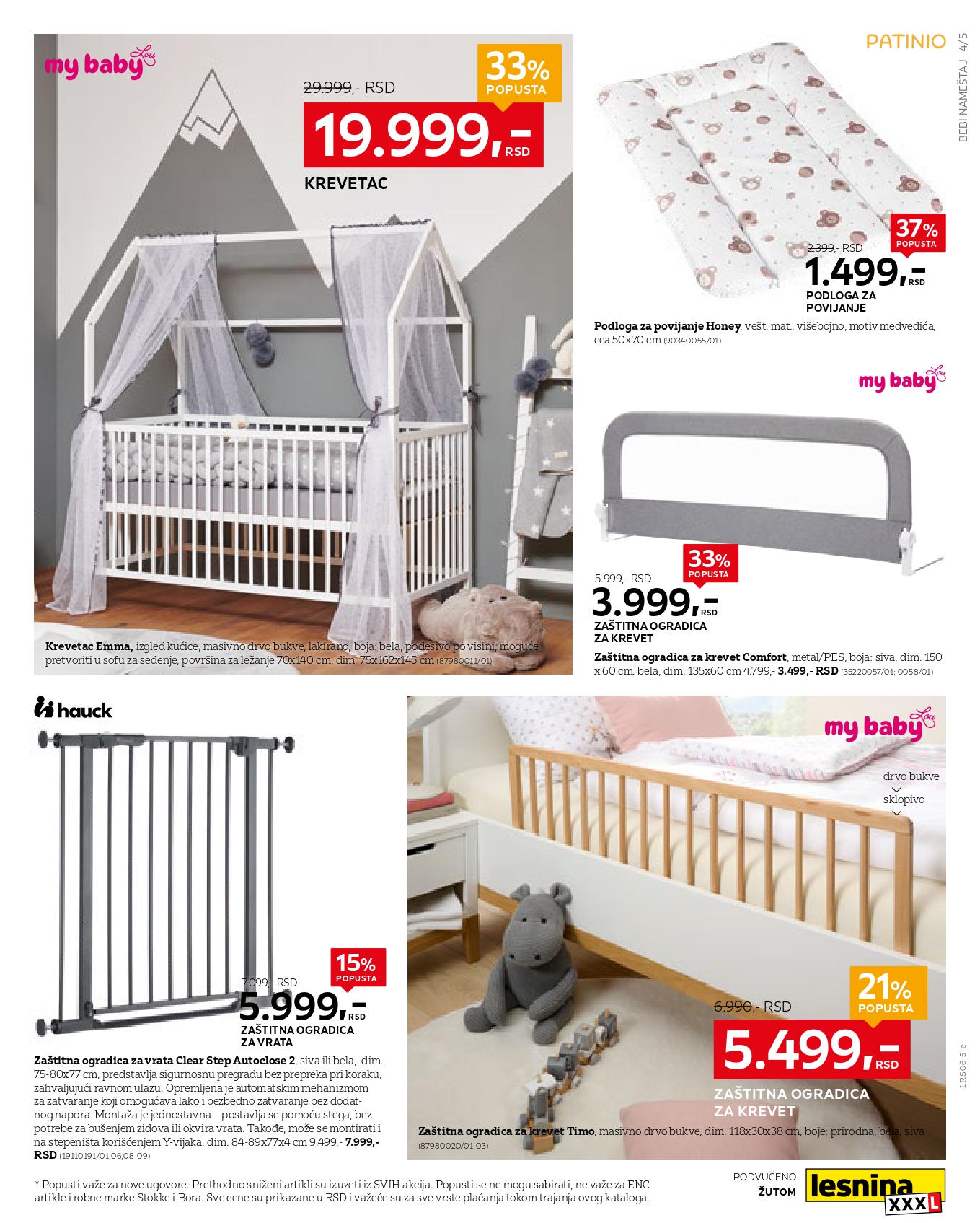 Lesnina XXXL katalog BABY SPECIJAL 23.6-20.7.2025.