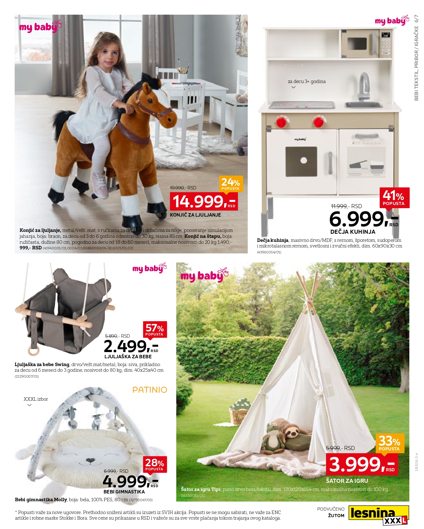 Lesnina XXXL katalog BABY SPECIJAL 23.6-20.7.2025.