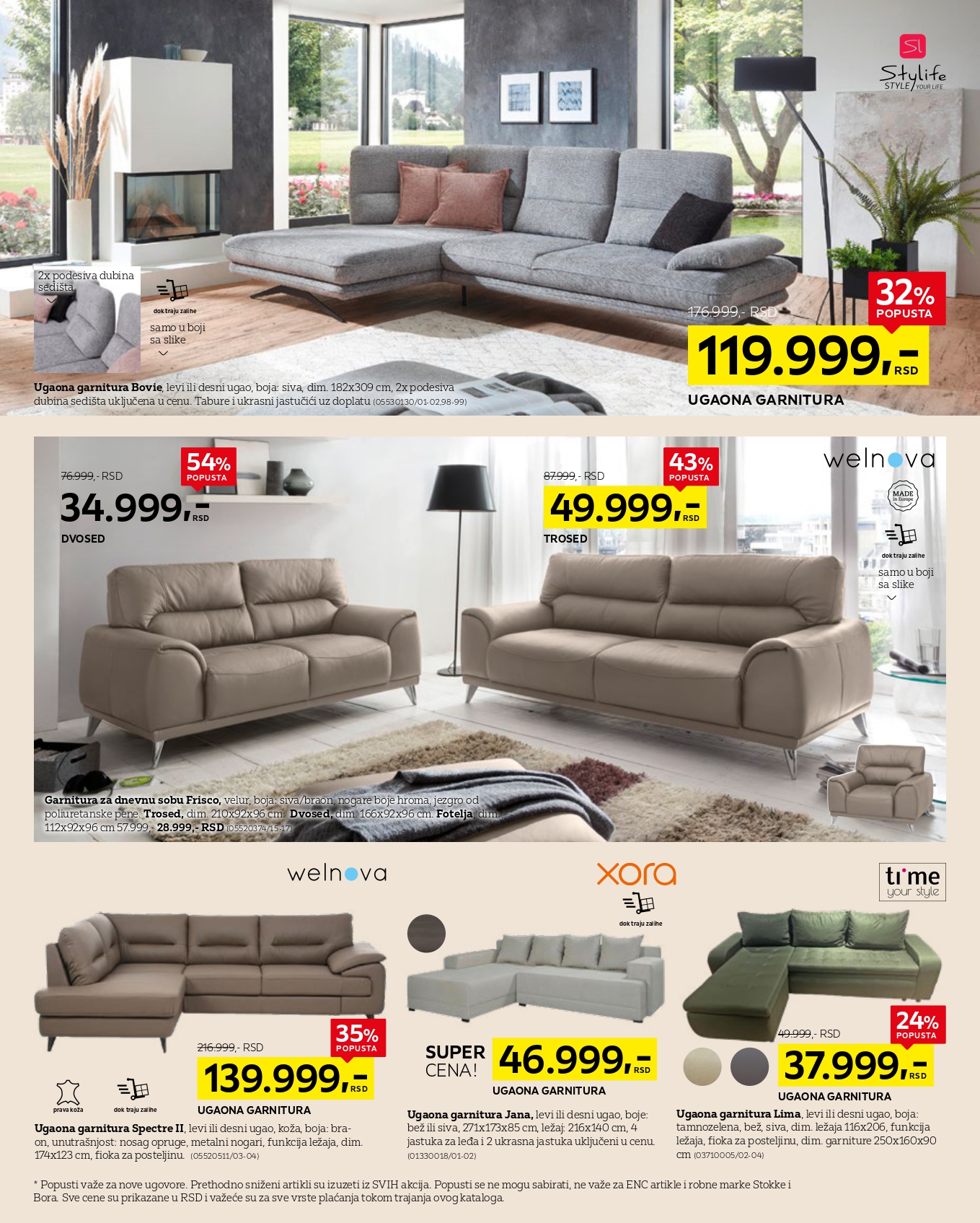 Lesnina XXXL katalog RASPRODAJA 30.6-27.7.2025.