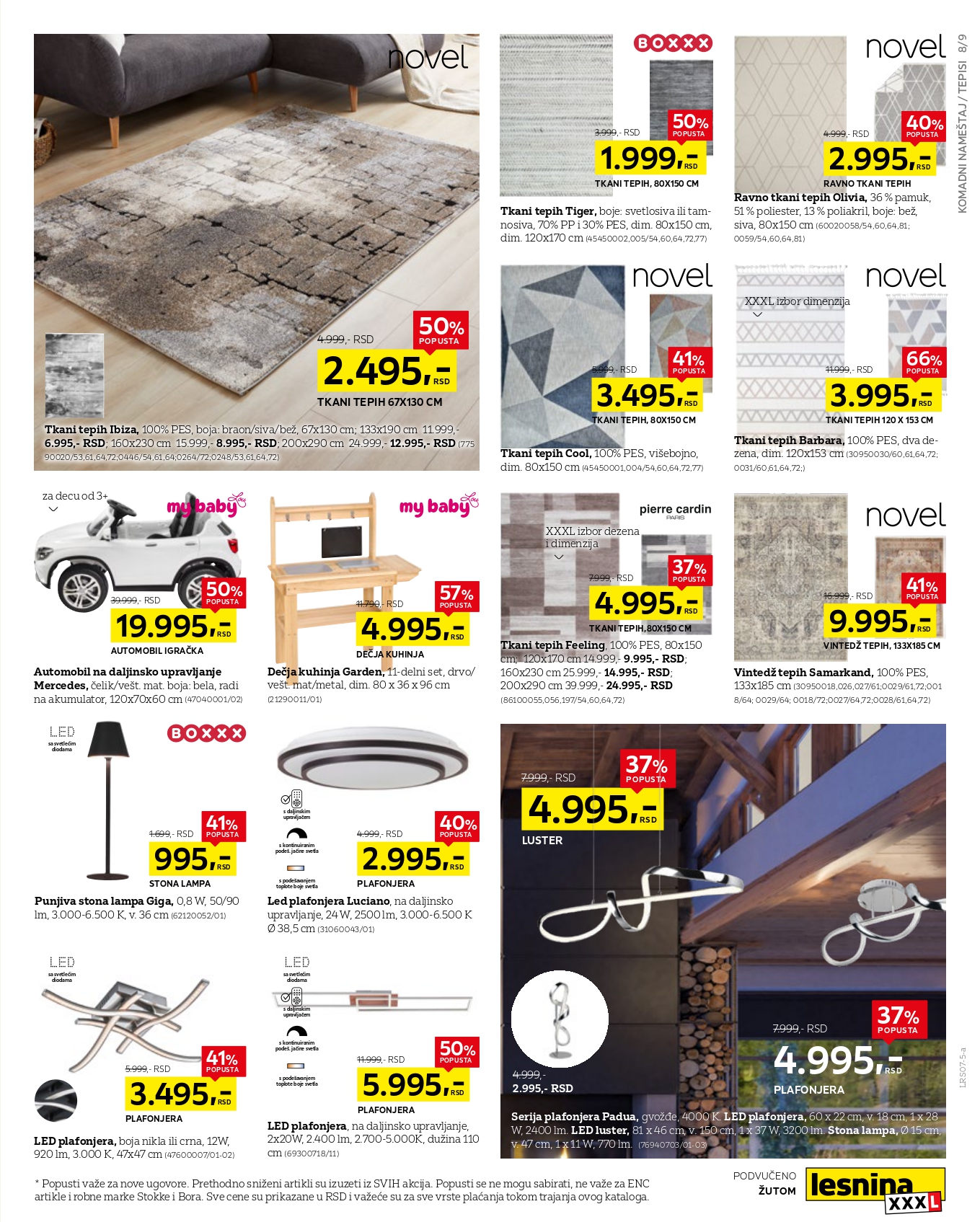 Lesnina XXXL katalog RASPRODAJA 30.6-27.7.2025.