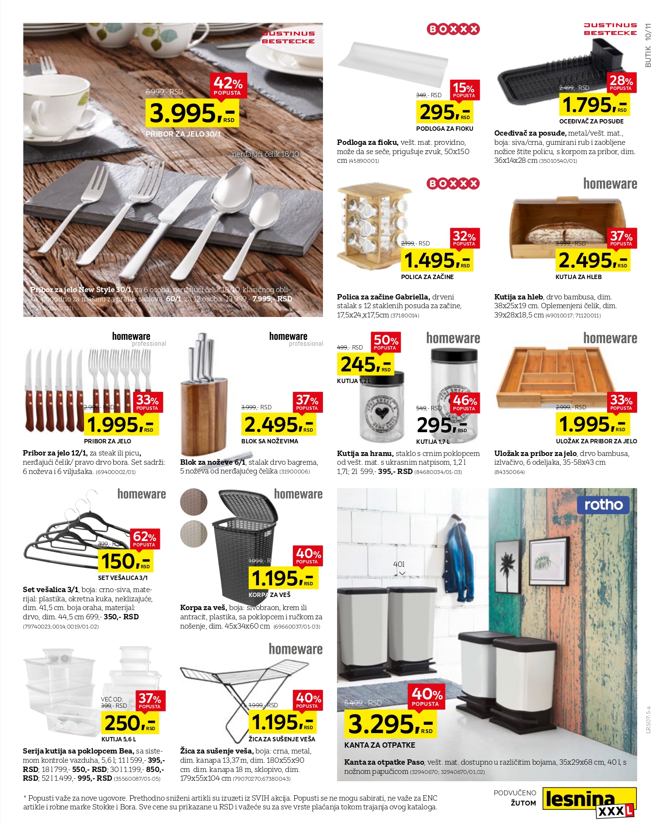 Lesnina XXXL katalog RASPRODAJA 30.6-27.7.2025.