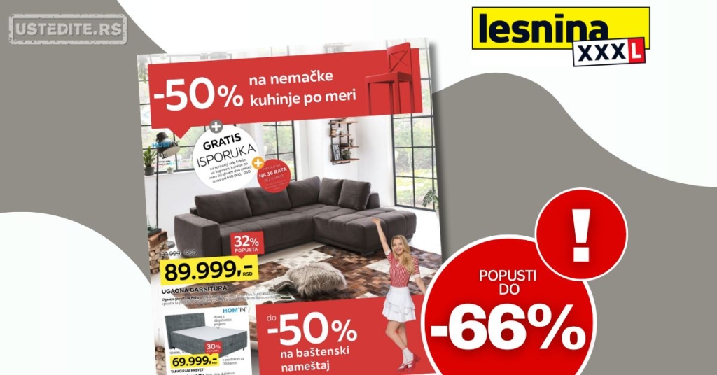Lesnina XXXL katalog RASPRODAJA 30.6-27.7.2025.